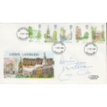 Dennis Waterman and George Cole signed 1980 London Landmarks FDC. Good condition. All autographs