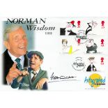 Norman Wisdom signed 1988 Autographed Editions Comedians official FDC. Good condition. All