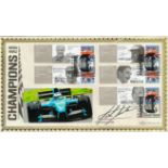 John Surtees signed Benham 2010 Motor Racing official FDC. Good condition. All autographs come