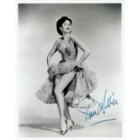 Ann Miller signed 10x8 black and white photo. April 12, 1923 - January 22, 2004) was an American