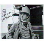 Derek Fowlds signed 10x8 black and white photo. Dedicated. English actor best known for his