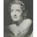 Bette Davis signed 10x8 black and white photo. April 5, 1908 - October 6, 1989) was an American