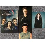 Twilight Collection of signed photographs includes 3 10x8 colour photographs signed by and picturing
