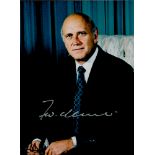 F. W. de Klerk signed 8x6 colour photo. Frederik Willem de Klerk (18 March 1936 - 11 November