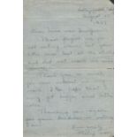 Phillip Terry ALS dated August 27 1939 interesting content in which he thanks a fan for his letter