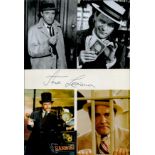 Jack Lemon signed 12x8 overall mounted signature piece includes signed album page and four photos