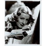 Irene Dunne signed 10x8 black and white photo. December 20, 1898 - September 4, 1990) was an