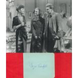 English Singer Joyce Grenfell OBE Signed Autograph Album Page with 10x8 inch Unsigned Colour Photo