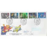 Peter Firmin and Oliver Postgate - creators of the Clangers signed FDC. Good condition. All