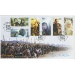 Ian McKellen, a signed Lord of the Rings: The Return of the King New Zealand FDC. Postmarked 5th.