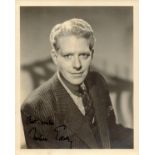 Nelson Eddy signed 10x8 vintage black and white photo with original Metro Goldwyn Mayer Studio