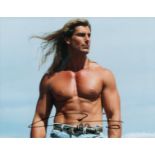 Fabio Lanzoni signed 10x8 colour photo. known magnanimously as Fabio, is an Italian-American