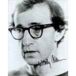 Woody Allen signed 10x8 black and white photo. Heywood Woody Allen (born Allan Stewart Konigsberg,
