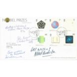 Nobel Prize winners multi signed Royal Mail FDC includes Nelson Mandela, John Hume, Betty Williams