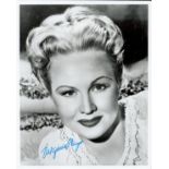 Virginia Mayo signed 10x8 black and white photo. November 30, 1920 - January 17, 2005) was an