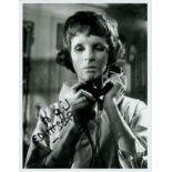 Edith Scob signed 10x8 black and white photo. Dedicated. (21 October 1937 - 26 June 2019) was a