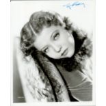 Sylvia Sidney signed 10x8 black and white photo. August 8, 1910 - July 1, 1999) was an American