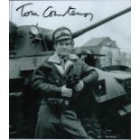 Tom Courtenay signed 8x8 black and white photo. English actor. Good condition. All autographs come