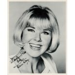 Doris Day signed 10x8 black and white photo. April 3, 1922 - May 13, 2019) was an American