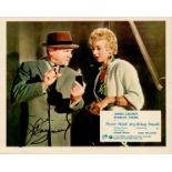 James Cagney signed Never Steal Anything Small 10x8 colour lobby card photo. James Francis Cagney