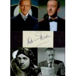 David Niven 12x8 mounted signature piece includes signed album page and four fantastic photos of the