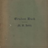 Erstes Buch fur den Unterricht in den Neueren Sprachen by M D Berlitz 1924 edition unknown