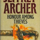 Jeffrey Archer Signed Book Honour Among Thieves 1993 First Edition Hardback Book Signed by Jeffrey