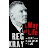 A Way of Life Over 30 Years of Blood, Sweat and Tears by Reg Cray Hardback Book 2000 First Edition