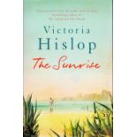 Signed Book Victoria Hislop The Sunrise Hardback Book 2014 First Edition Signed by Victoria Hislop