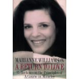A Return To Love by Marianne Williamson Hardback Book 1992 First Edition published by Harper