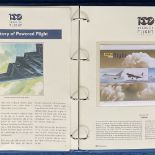 100 Years of Flight- The History of Powered Flight FDC Collection, Housed in Folder. All Contain