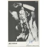Jed Hoile signed 6x4 black and white photo. Hoile is known for Diamond Skulls (1989), Howard