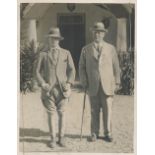 Prince Of Wales (Later Edward VIII) Original Vintage 1925 Press Photo at Grootfontein at the farm of