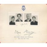 Prince Henry and Princess Alice The Duke and Duchess of Gloucester signed 6x5 Royal 1955 Best Wishes