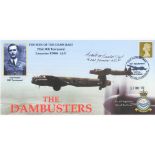 Dambuster Flt Sgt Grant McDonald signed The Men of the Dams Raid Bill Townsend Lancaster FDC PM