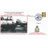 WW2 P/O Frank Cardwell Signed WW2 Ops of 617 Sqn The Arnsberg Viaduct, Germany FDC. 3 of 15