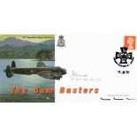 Dambuster World War II Sq Ldr Les Munro signed The Dam Busters special flown FDC PM Leonard Cheshire