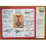 WW2 multisigned DM Cover Appointment to the Excellent Order of the British Empire signed by ACM
