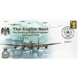 WW2 Flt Sgt William Burnett Signed The Eagles Nest FDC with stamps and postmarks. 2 of 3 Covers