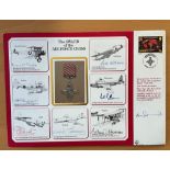 Award of the Air Force Cross WW2 cover signed by 6 inc Arthur Harris DM01. Award of the Air Force