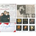 Lord of the Rings Collection of Signature pieces and Cuttings includes Sir Ian McKellen, Andy