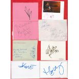 Music Signature Pieces Collection 8 x Signature Pieces including Jamie Cullum Signed Photo approx.