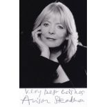 Alison Steadman, British Actress, 6x4 inch Signed Photo. Good condition. All autographs come with