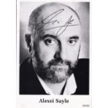 Alexi Sayle, British Comedy Actor, 6x4 inch Signed Photo. Good condition. All autographs come with a