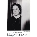 Pam Ferris, Great British Actress, 6x4 inch Signed Photo. Good condition. All autographs come with a