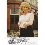 Barbara Windsor, Late Great Eastenders Actress, 6x4 inch Signed Photo. Good condition. All