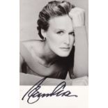 Glen Close, Hollywood Actress, 6x4 inch Signed Photo. Good condition. All autographs come with a