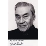Burt Kwouk, Last of the Summer Wine Actor, 6x4 inch Signed Photo. Good condition. All autographs