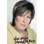 Lynda Bellingham, Late Great British Actress, 6x4 inch Signed Photo. Good condition. All