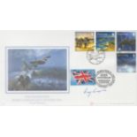 WW2 RAF Ray Grayston Signed The Dambusters- Bomber Command Raid on the Mohne Dam Internet Stamps